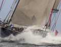 „Seahawk“ beim Perini Navi Cup 2018 vor Porto Cervo. Seit 2020 ist Stephen Edwards der Kapitän der 60-Meter-Ketsch. Von April 2015 bis Juni 2020 hatte er das Kommando auf „Bayesian“