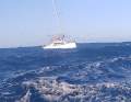 Le yacht sans skipper a été repéré par hélicoptère par les garde-côtes de Galice