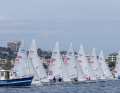 Le départ de la finale du Championnat d'Europe mixte de 470
