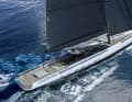 On the wind, 1880 square metres of sail area provide propulsion. Three headsails are always ready for use.