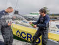 The first stage winners in the Atlantic Cup: Alberto Riva and Jean Marre