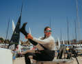 470s headsailer Anna Markfort prepares for training