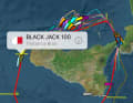 Vue sur le parcours de la Rolex Middle Sea Race