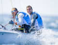 Super good, super likeable and in the end second in Kiel: the Spanish world champions Jordi Xammar and Marta Cardona.