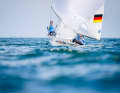 Simon Diesch und Anna Markfort im 470er-Mixed
