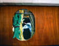 The manhole leads into the stern, where material is only stored in the harbour. When at sea, the sheets go on deck, spare lines and sails go in the saloon to concentrate the weight.