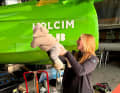 Ein aktuelles Bild von Rosalin Kuiper und ihrer kleinen Tochter Feis bei "Holcim-PRB".