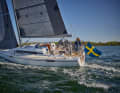 Fast Swede. The construction with the pronounced U-frame at the stern is very strong in comparison, especially upwind.