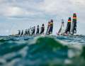 Partenza della classe 49er FX, che vede un trio tedesco sul podio alla fine del terzo giorno della settimana di Kiel.