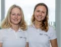 Zu Gast bei der Vorab-Pressekonferenz am 16. Juni: 49erFX-Steuerfrau und SailGP-Strategin Anna Barth mit ihrer Kieler Vorschoterin Emma Kohlhoff.
