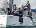 L'équipe d'"Immac Fram" et son skipper Kai Mares disputent leur dernier championnat du monde sur leur plan d'eau natal.