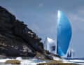 Die "Wave Walker", USA, setzte sich vor atemberaubender Kulisse Antiguas in ihrer Klasse durch.