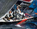 L'esperienza del team tedesco di AC: Jochen Schümann al timone nella regata preliminare della 32a America's Cup