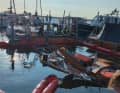 Les pompiers ont posé un barrage anti-pollution par précaution, mais le bateau aurait été équipé d'un moteur électrique.