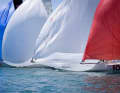 Un bel colpo d'occhio del fotografo Vincent Olivaud, che ha fornito anche alcune indimenticabili immagini del Vendée Globe. Qui ha visto il Bleu-Blanc-Rouge alla partenza della Puru Transgascogne - i colori nazionali della Francia.