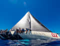 Harm Müller-Spreer, competing for the Norddeutscher Regatta Verein, and his team are heading to Valencia with an eleven-point lead over “Sled”.
