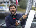 Also has reason to celebrate: Antonin Chapot is the winner of the series class