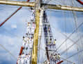 The crews of the tall ships had one of the best views of what was happening around them from a lofty height