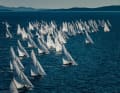 101 bateaux ont croisé dans la zone de navigation croate au large de Split pour le championnat du monde de Starboat.