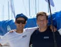 Entrambi regatano per il Norddeutscher Regatta Verein di Amburgo e, a metà gara, sono in testa alla corsa verso il Circolo Polare Artico.
