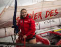 A 24 ans, la Française Violette Dorange est entrée dans l'histoire. En février 2025, elle est devenue la plus jeune personne à terminer le Vendée Globe, sans doute la course en solitaire la plus difficile au monde. | Guillaume Saligot / Ouest-France