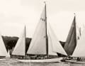 Die „Mingary“ auf einer alten Aufnahme während der Teil­nahme an einer Regatta