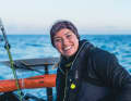 Lina Rixgens, when she was still travelling solo