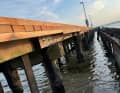 The harbour was rebuilt after the storm surge in October 2023 thanks to large donations.