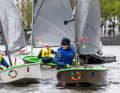 Regatta fun with the "green optis"