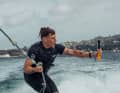 Felix van den Hövel a exploré le circuit de Sydney en wakeboard.
