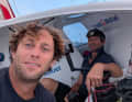 One of several strong Globe40 duos in the Crédit Mutuel team, where the sailors changed several times: Ian Lipinski and Antoine Carpentier.
