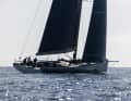 „Tilakkhana II“, die alte „Magic Carpet 3“, war nach knapp 30 Stunden First Ship Home. Den 100-Fußer segelten ...