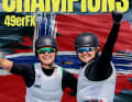 The new 49erFX world champions from Norway: Pia Dahl Andersen and Nora Edland.