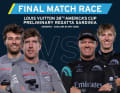 Nach drei Cup-Siegen für Neuseeland führt Peter Burling jetzt die Azzurri in den 38. America's Cup. Backbordsteuermann ist Nacra-17-Doppelolympiasieger Ruggero Tita. Für das Emirates Team New Zealand steuern 49er-Olympiasieger Nathan Outterridge und der frischgebackene 49er-Weltmeister Seb Menzies. Das Duell zwischen Burling und Outteridge ist auch deshalb packend, weil die beiden sich sehr gut kennen und zuletzt im 37. Cup-Zyklus noch gemeinsam für die Kiwis im Einsatz waren.