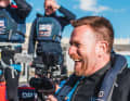 Ewan McGregor a accompagné l'équipe Emirates GBR pour une "sacrée bonne leçon de voile" à bord du catamaran de course F50 lors du New York Sail Grand Prix.