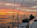 Cette photo a été prise à bord du « Gaia » lors de son transfert vers le port de départ de l'Island Offshore Race to the Arctic.