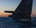 Mit Skipper Thibaut Vauchel-Camus kam der Tri in der Nacht von Montag auf Dienstag ins Ziel.