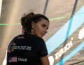 Cole Brauer, co-skipper américaine de l'équipe Malizia.