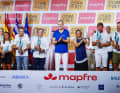 Here, at the prize-giving ceremony at the Palacio de la Almudaina, Otto and Gabriele Pohlmann – who won the amateur classification in the ORC C group with their Cape 31 ‘Meerblick’ – are pictured standing to the left and right of the King.