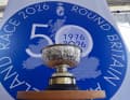 The trophy for the classic – showcased to mark the anniversary.