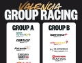 Das ist die Einteilung fürs Gruppensegeln in der Hauptrunde beim SailGP in Valencia.
