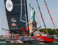 "Malizia 4" è arrivata a New York la scorsa settimana e, come le altre squadre, sta disputando lì allenamenti e gare di velocità in vista della partenza dell'Ocean Race Atlantic.