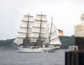 La “Gorch Fock” è tornata dal suo giro nell’Atlantico settentrionale e sta testando nuove vele a Kiel | Bundeswehr/Hartmann-Moritzen