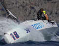 Le coup d'envoi de la finale pour Lina Rixgens et Andreas Baden. Ils ne pouvaient pas encore savoir qu'ils devraient abandonner la course six heures plus tard.