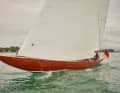 Wir waren an Bord der 8 mR Yacht "Starling Burgess 