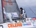 Strong second place: Victor Mathieu sailed an almost flawless leg and was in the lead for a long time from the start