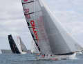 The runner-up's boat is a carbon maxi by David Raison, which was prepared at IDB Marine