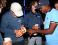 Ankunft der "Malolo" auf St. Lucia | Tim Wright / WCC