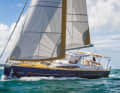 Allures 51.9: Alu-Rumpf und GFK-Deck, dazu Integralschwert und doppelte Ruder. Das neue Flaggschiff aus Cherbourg