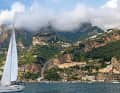 The steep mountain scenery of the Amalfi Coast is spectacularly beautiful, the villages are picturesque